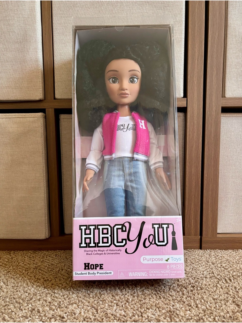HBCYou Hope Doll in Pink Jacket and Denim